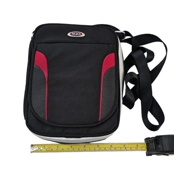 Tumi Ducati Crossbody Shoulder Bag 6516Rce Collaboration Black & Red Axis Map - Picture 3 of 9